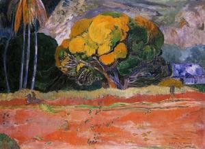 Paul Gauguin - At The Foot Of The Mountain