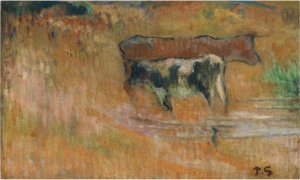 La Vache Et Son Veau