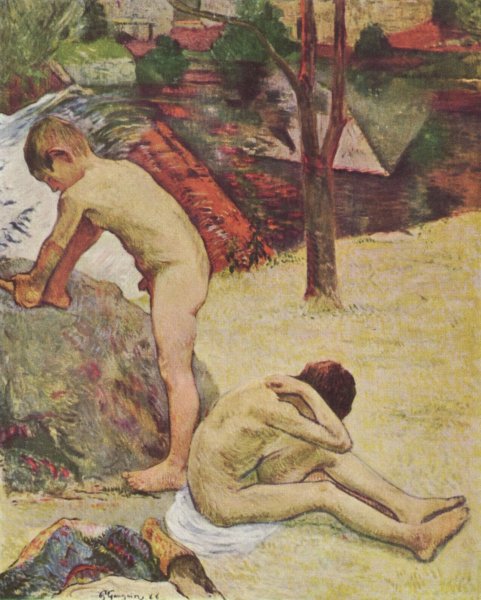 Bathers Breton boy